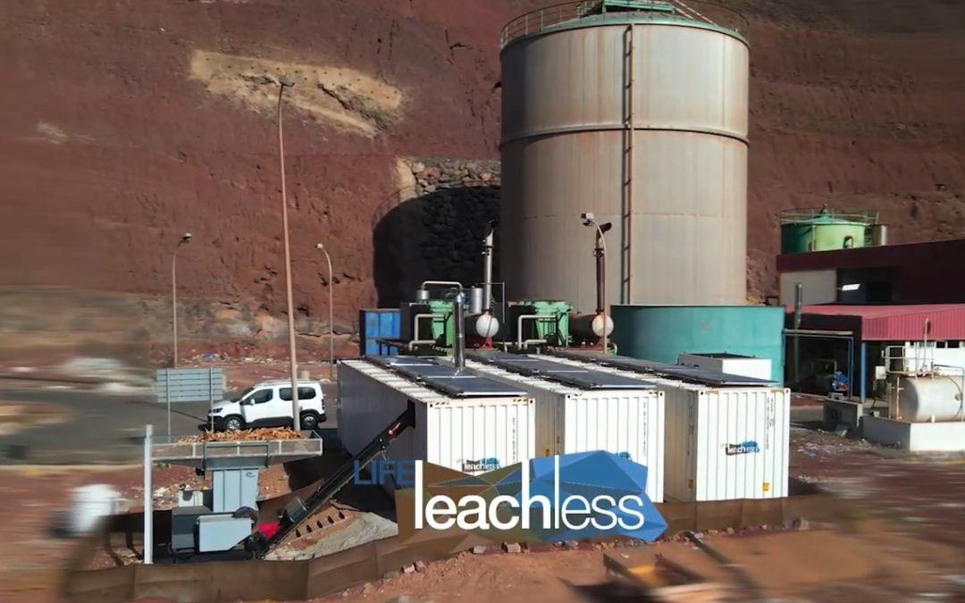 The demonstration plant of the LIFE LEACHLESS project starts operation
